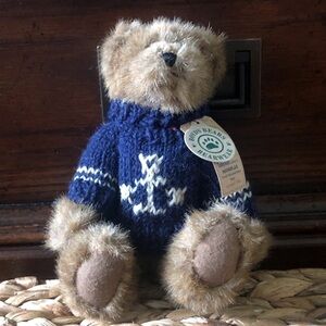 Vintage Boyds Bears x Toby: Nicholas with anchor sweater jointed bear